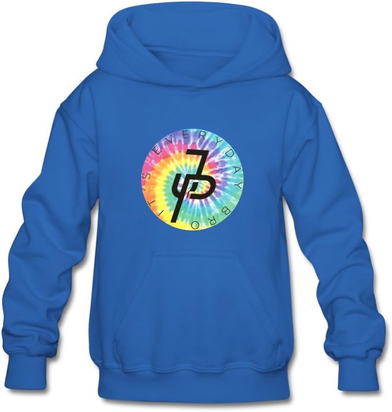 Aliensee Youth Jake Paul Rainbow Logo Hoodie Sweatshirt Suitable For 10-15yr Old