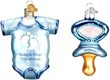 glass pacifier ornament