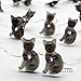 Impress Life Black Cat Decoration String Lights, Indoor Fairy Lights 10 ft 40 LEDs Battery Operated with Remote&Timer for Indoor, Covered Outdoor, Parties,Mantle Fireplace, Bed,Gazebo,Balcony,Garden