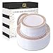 120PCS Stunning Lace Design Rose Gold Plastic Plates | Class Up Any Wedding, Birthday or Event With Our Rose Gold Disposable Plates | Rose Gold Party Plates | Rose Gold Plates Party Supplies