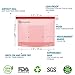 Reusable Silicone Food Storage Bag Containers by LOYALMASTER - WON´T RIP OFF - Airtight Seal Leakproof Freezer Bags for Sandwich, Snack, Sous Vide, Liquids, Fresh Lunch Preservation - Set of 4 (30 oz)