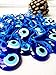 Bion, Evil Eye Beads, Talisman Charm, Small Blue Set of Six - 3.5 cm (1.36
