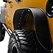 Bangbangche 4X Front Rear Fender Flares Kit Inner Fender Mud Guard Replacement 2007-2017 Jeep Wrangler JK Textured 2 & 4 Doors Unlimited, Factory Holes Heavy-Duty Black Stainless Steel not Plastic