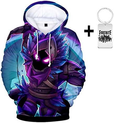 Unisex 3D Print tnite Hoodie Sweatshirt Men Women Teen Boys Girls (Give A tnite Necklace)