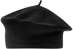 Beret Hat for Women Crochet French Wool Beanie Cap Summer Beach Painter Hat Travel Outdoor 2024