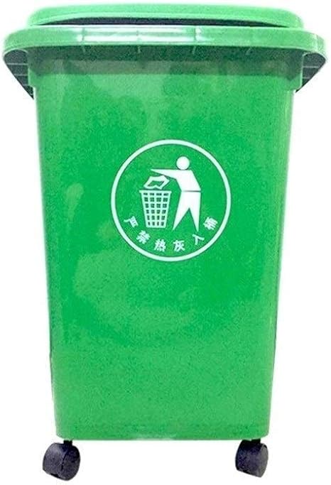 ZXYY Bote de Basura con Ruedas Bote de Basura clasificado al Aire Libre