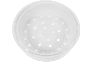 SUPVOX 2pcs Plastic Food Steamer Baskets for 3l 5l Rice Cookers, round Steam Rack Kitchen Accessories