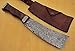 CP-1318- Custom Handmade Damascus Steel 12.00 Inches Cleaver style Knife - Exotic Wallnut Wood Handle