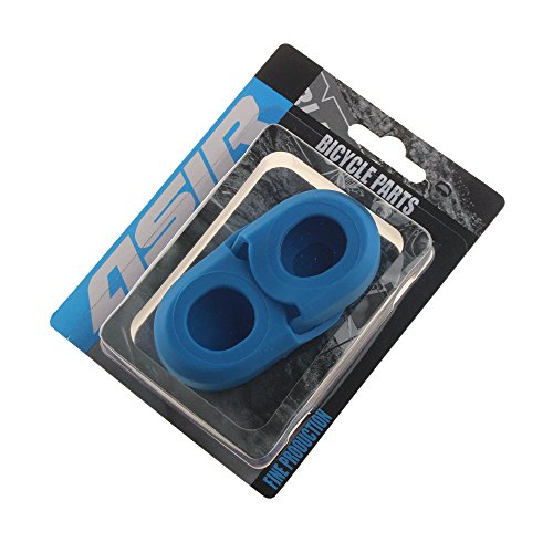 MostaShow ASIR Crankset Crank Protective Sleeve Protector Mountain Bike Parts Road Bike Fixed Gear Bicycle Protective Cover Boots 2Sets (Blue)