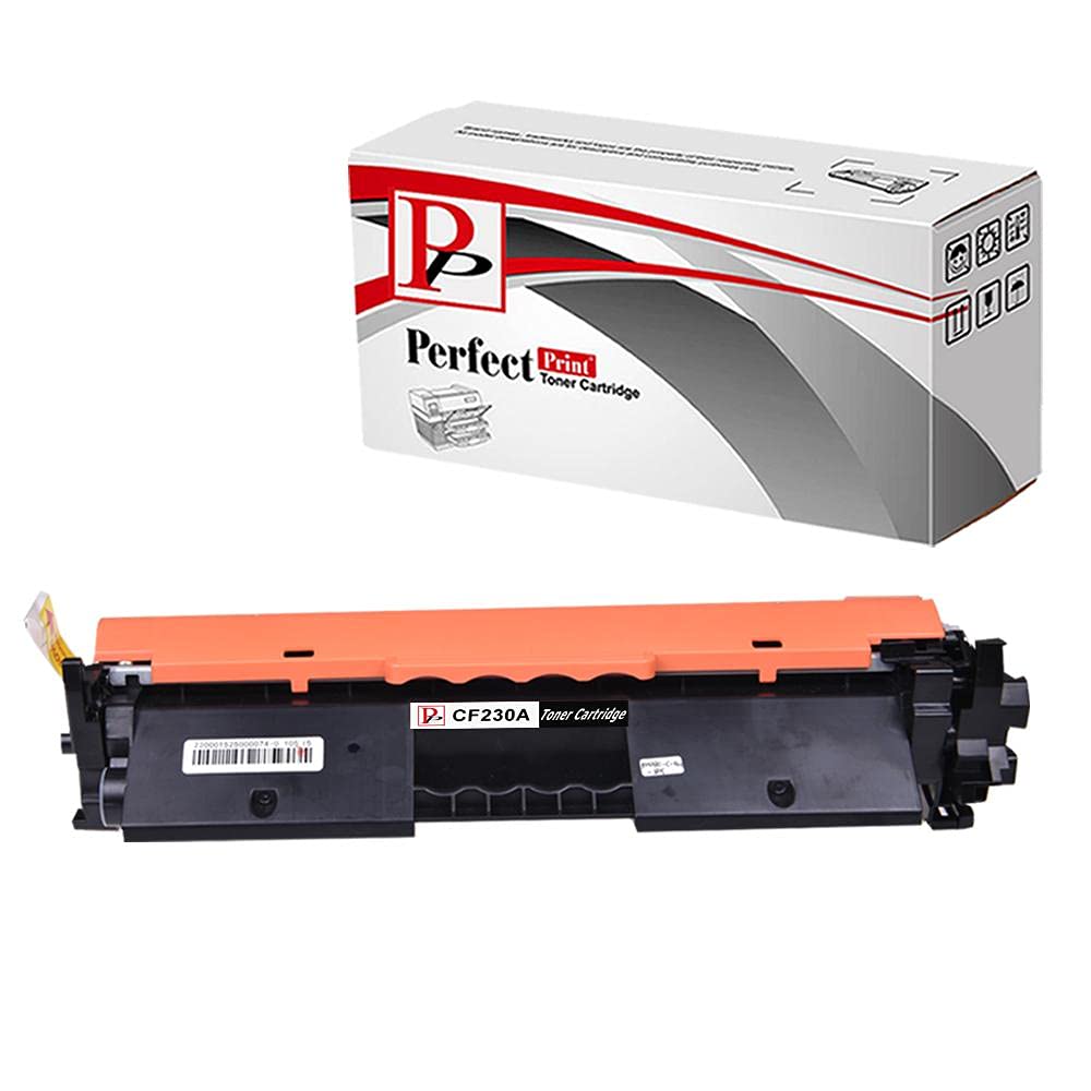 PerfectPrint Compatible Toner Cartridge Replacement for HP LaserJet Pro M203 M203dn M203dw, MFP M227 M227fdn M227fdw M227sdn CF230A-with chip (Black, Single-Pack)