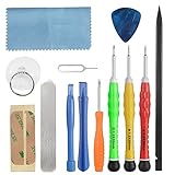 EVERMARKET(TM) Premium Screwdriver Repair Tool Kit for Apple iPhone 7 / 7 Plus / 4/4S SE/ 5/5C/ 5S / 6 / 6 Plus / 6S / iPad Pro / iPad Air 2 / 4 /3/2 / Mini, iPods and more cell phone - 13 Pieces