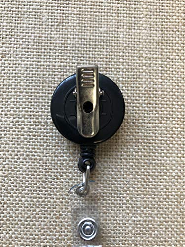Coffee Lovers Nurse Retractable ID Badge Holder - Badge Reel Clip - Your Choice - Thumbnail 5
