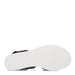Skechers Women's Ankle-Strap Sandal, Navy, 8