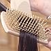 TYME Paddle Brush with Nylon Bristles, Soft Cushion for Blow-Drying and Styling