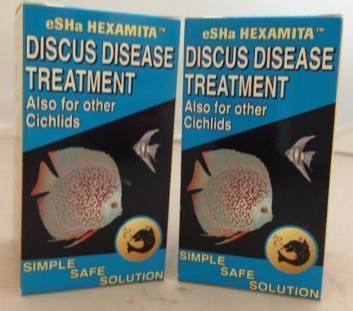 ESHA AQUARIUM DISCUS DISEASE TREATMENT HEXAMITA**PACK OF TWO**** 800L EACH