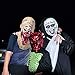 Sound Activated LED Light Up Mask,Halloween DJ Music LED Party Mask (Brown)