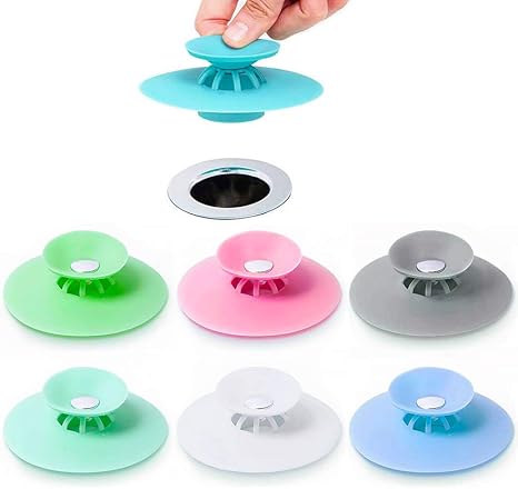 Set Di 2 Tappi Di Scarico In Silicone, Tappo Universale Per Vasca Da Bagno Tappo Antiodore Per Lavello Da Cucina Filtro Per Capelli Per Doccia Da 109 Cm Tappo Per Lavabo Vasca Da Bagno Doccia 95158925
