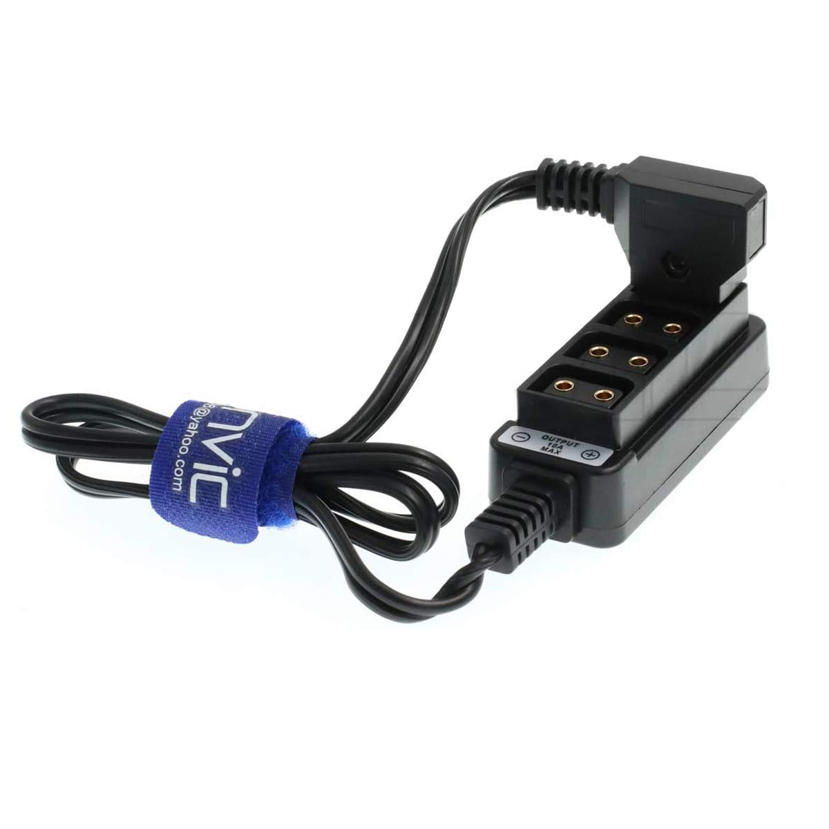 EONVIC Male D-tap B to 4-Port Female D-Tap P-Tap Hub Adapter Splitter For Photography Power (d-tap splitter straight cable)