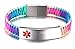JF.JEWELRY Medical Alert Bracelets for Women, Nylon Braided Medical Bracelet, Personalized Custom Medical ID Bracelets for Women - Colorful, 7.5 Inches