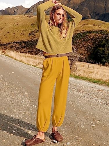 ANRABESS Women's Two Piece Lounge Set Fall Outfits Set Long Sleeve