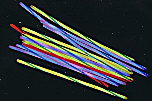 Darice Glow Sticks, 8-Inch, Assorted Neon Colors, 100/Pack