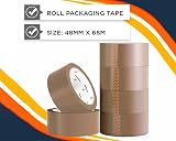 FR Enterprises Heavy Duty Brown Packing Tape 21 Rolls 48mm x 66m view 2