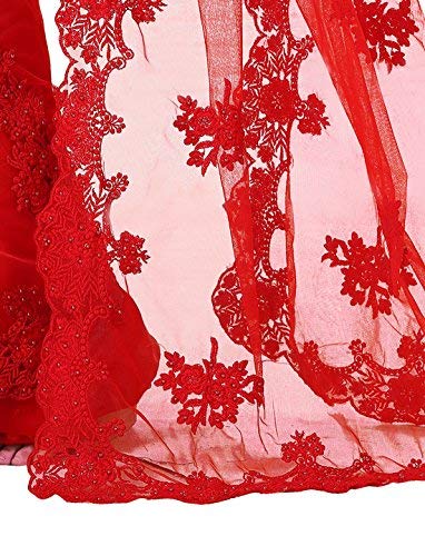 darshita international women's net saree (rednet_red)