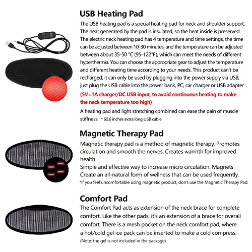 heated neck support collar