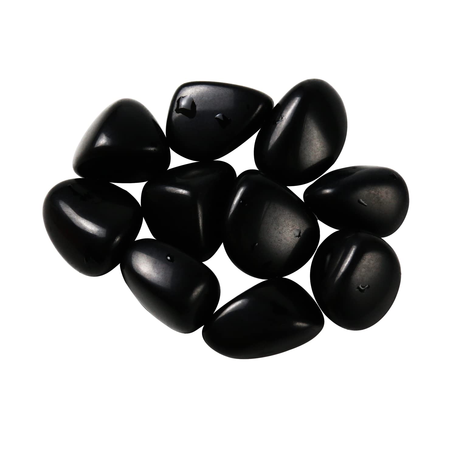 Tumbled Polished Natural Black Obsidian