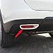 Generic Chrome Rear Fog Light Lamp Cover Trims Fit For Nissan X-Trail Rogue 2014 2015 2016