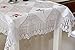 Fashion 100% Handmade Crochet Tablecloth Vintage Table Topper Floral Embroidered Table Cover Elegant Christmas Decorations Rectangle Tablecloth 54 By 72 Inch