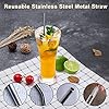 Suhsai-9-Piece-Portable-Stainless-Steel-Cutlery-Set-Steel-Utensils-Knife-Spoon-Fork-Chopsticks-Cleaning-Brush-Wheat-Straw-Box-CaseTableware-Camping-Picnic-Travel-Cutlery-Set-Pink Suhsai 9 Piece Portable Stainless Steel Cutlery Set, Steel Utensils Knife, Spoon, Fork, Chopsticks, Cleaning Brush, Wheat Straw Box Case,Tableware, Camping, Picnic, Travel Cutlery Set (Pink)