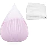 YYAOGAGNG Bean Bag Chair Liner, Stocking Inner Liner for Bean Bag Cover, No Filler, Net Inner for Polystyrene Beads (Small)