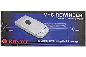Kinyo UV-428 VHS Video Cassette Tape Rewinder VCR Auto Stop Soft Eject