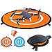 Homga Drones Landing Pad Universal Waterproof D 75cm/30'' Portable Foldable Landing Pads for RC Drones Helicopter, PVB Drones, DJI Mavic Pro Phantom 2/3/4/ Pro, Antel Robotic, 3DR Solo (Landing pad) primary
