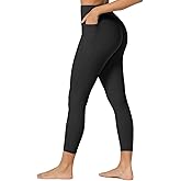 Sunzfly Invisible Butt Scrunch Workout Leggings with Pockets for Women, No Front Seam Gym Yoga Pants with Tummy Control
