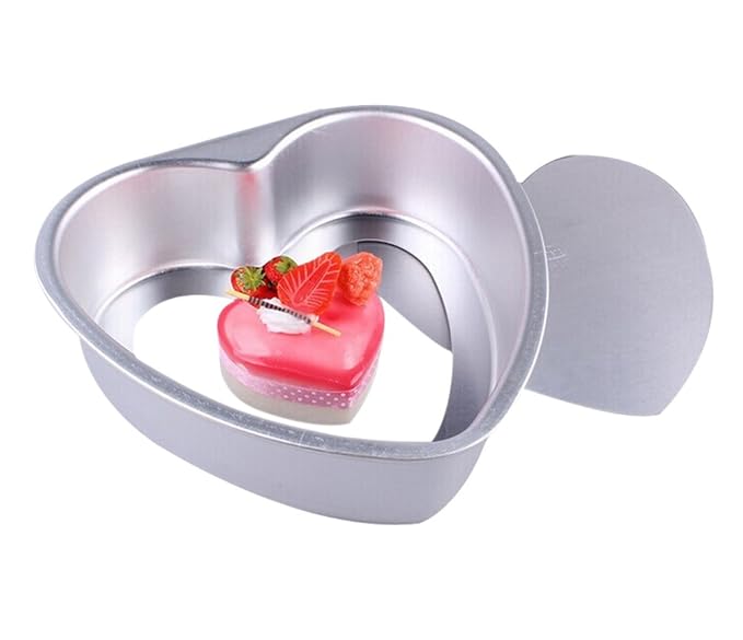 Heart Shaped Cake Pan with Removable Bottom 6 Inch with Stylus Amazon