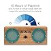 Bongo Bamboo Retro Bluetooth Speakers - Portable Wireless Handcrafted Wood Speaker for Travel, Home, Outdoors | Dual Passive Subwoofer, 15 Hour Battery - Vintage Green