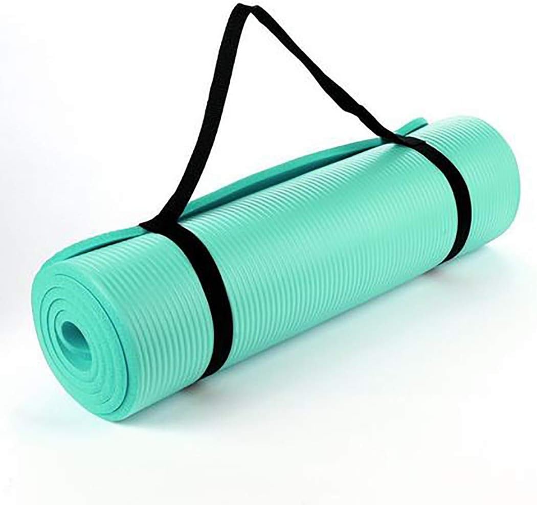 Soul Destiny TURQUOISE 15MM NBR THICK EXERCISE FITNESS GYM YOGA MAT 190CM X 60CM