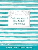 Image de Adult Coloring Journal: Codependents of Sex Addicts Anonymous (Safari Illustrations, Turquoise Stripes)