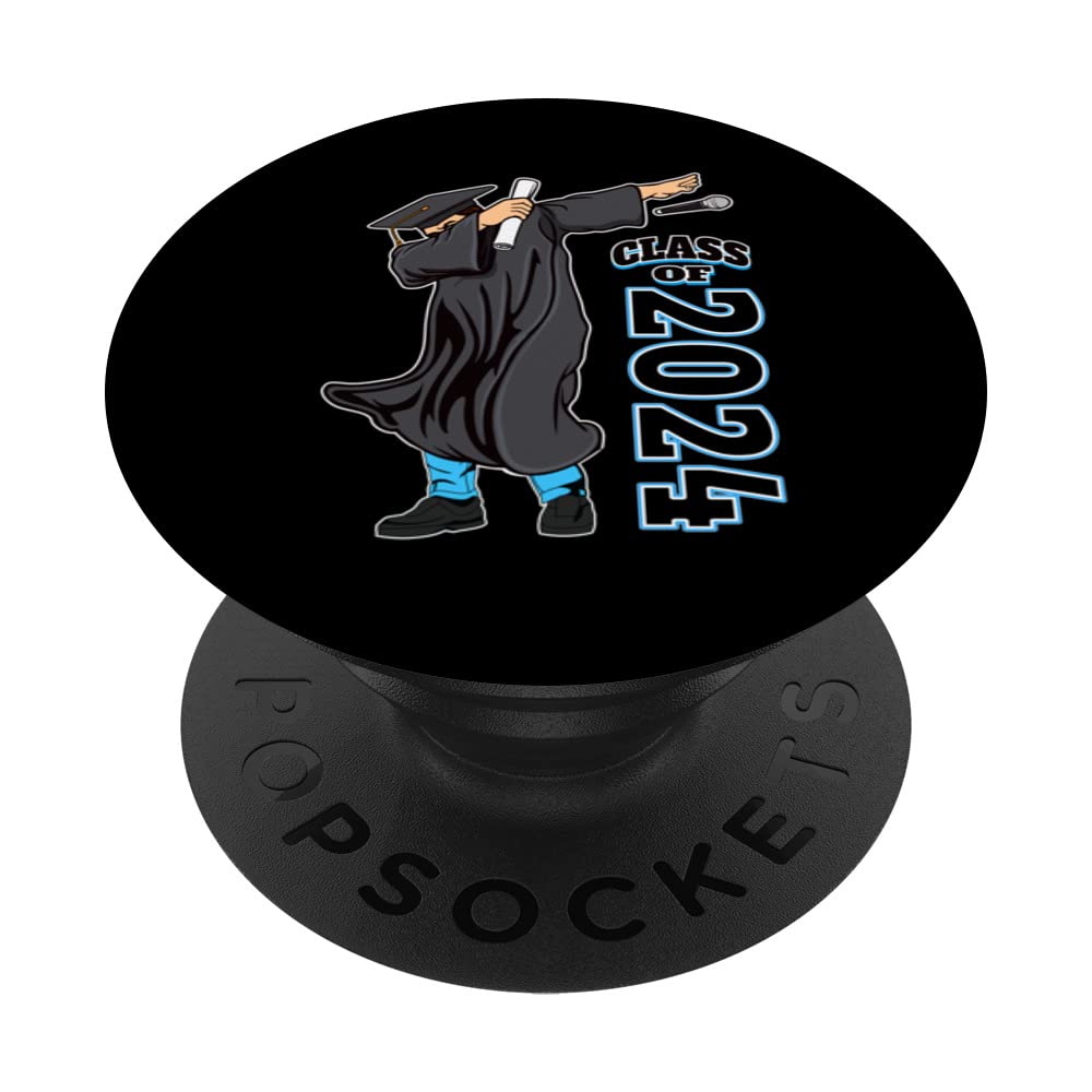Class of 2024 High School Senior Graduation Gift for Him PopSockets Swappable PopGrip