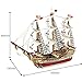 ROBOTIME 3D Puzzle Woodcraft DIY Model Ship Santa Maria Wooden Craft Kit Best Birthday Gifts for Boyfriend and Girlfriend