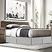 Nestl Silver Bed Skirt Queen Size - Queen Bed Skirt 14 Inch Drop - Brushed Microfiber Bed Skirts - Hotel Quality Pleated Bed Skirt - Shrinkage & Fade Resistant