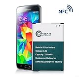 Ombar 3200mAh Replacement Battery Compatible with Samsung Galaxy Note 3, Fit N9000, N9005 LTE, at&T N900A, Verizon N900V, Sprint N900P, T-Mobile N900T, Google Wallet Capable, NFC【24 Month Warranty】