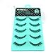 L-12 5 Pairs Natural short Cross False Eyelashes Daily fashion fake eye Lashes