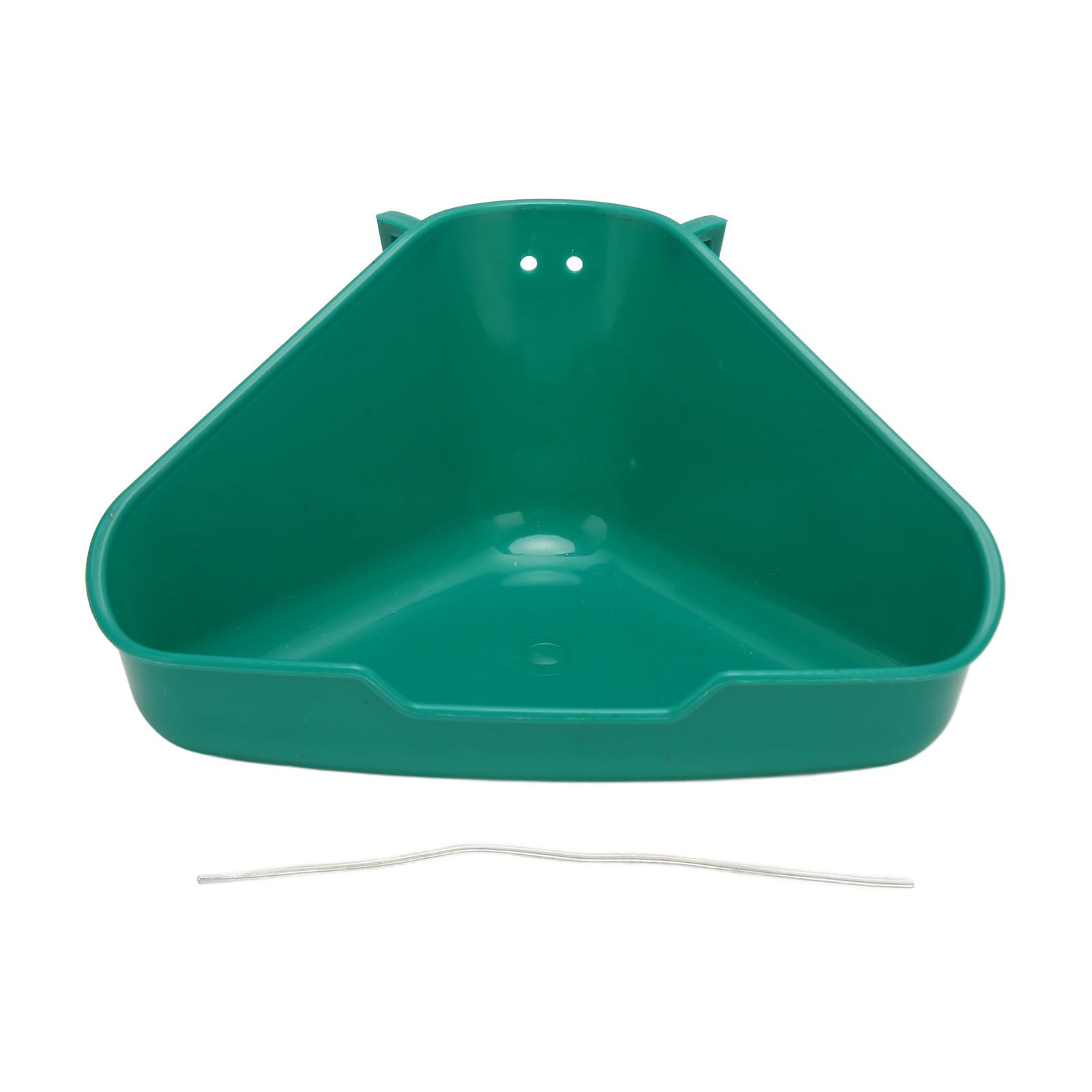 Rabbit Litter Box, Small Animal Corner Litter Box Easy To Clean Deep Green Fanshaped Sturdy Easy To Fix for Guinea Pigs (S)