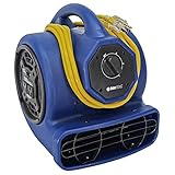 OdorStop OS1000 Professional Grade Blower 1/5 hp, 1400 RPM with 10 ft. Cord,Blue