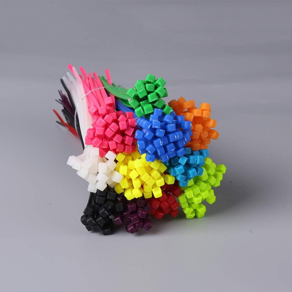 SUOYI Cable tie 100pcs 3.6 * 200mm Self-Locking Nylon Cable Ties Plastic Zip Tie Wire Binding Wrap Straps Tie,Green