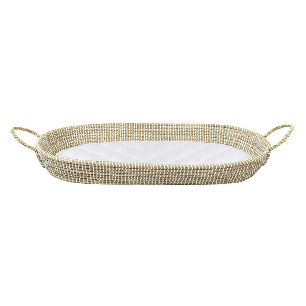 Baby Changing Basket, Seagrass Baby Changing Basket, Soft Diaper Change