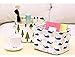 AccMart 1PCS Stationery Handicraft Foldable Storage Bins Basket Linen Fabric Canvas Storage Baskets Organizers for Shelves Baby Toys Makeup Books (Tree)